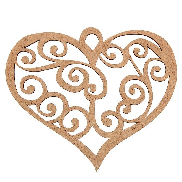 Сердечко резное