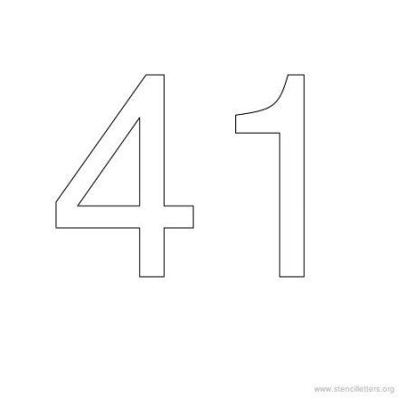 Цифры со звездами трафарет