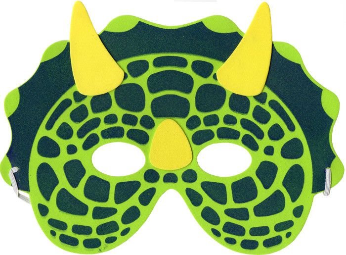 Маска динозавра детская