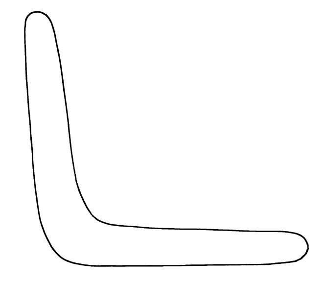 Бумеранг чертеж