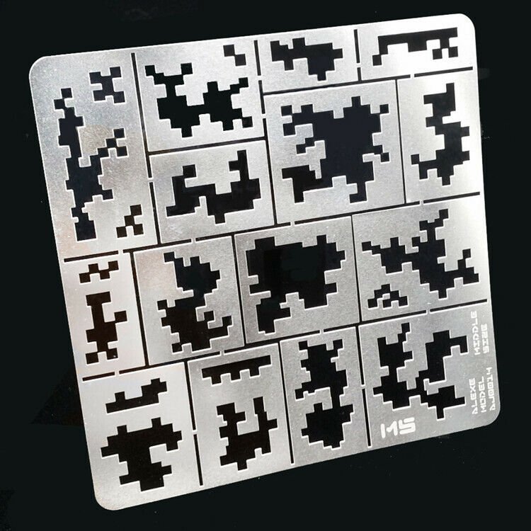 Цифровой камуфляж трафарет