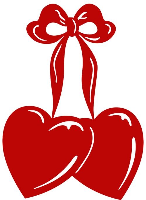 Сердце валентинка