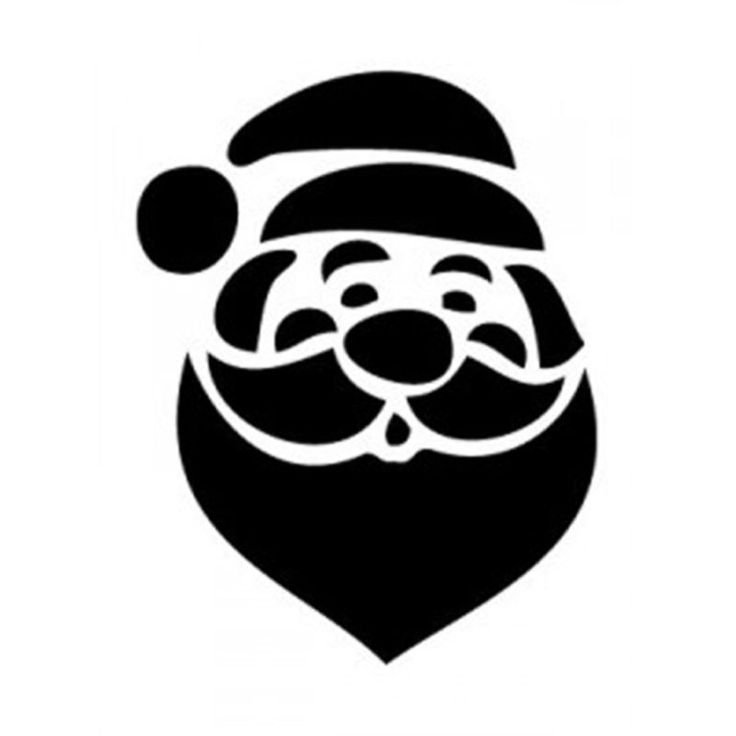 Трафареты для искусственного снега на окна