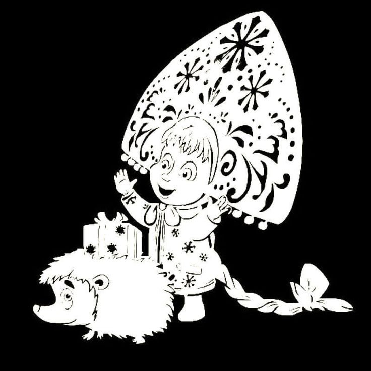 Сказочные персонажи на окна