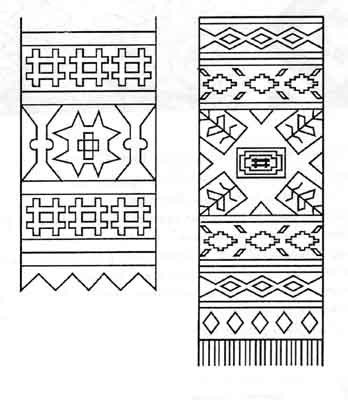 Белорусский орнамент раскраска для детей