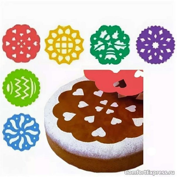 Трафареты для декора выпечки