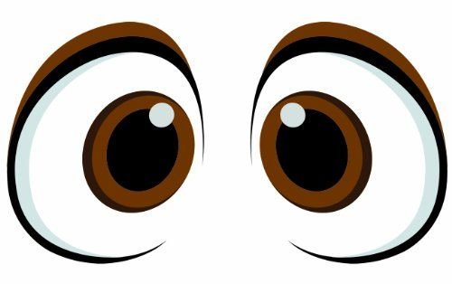 Глаза мультяшные