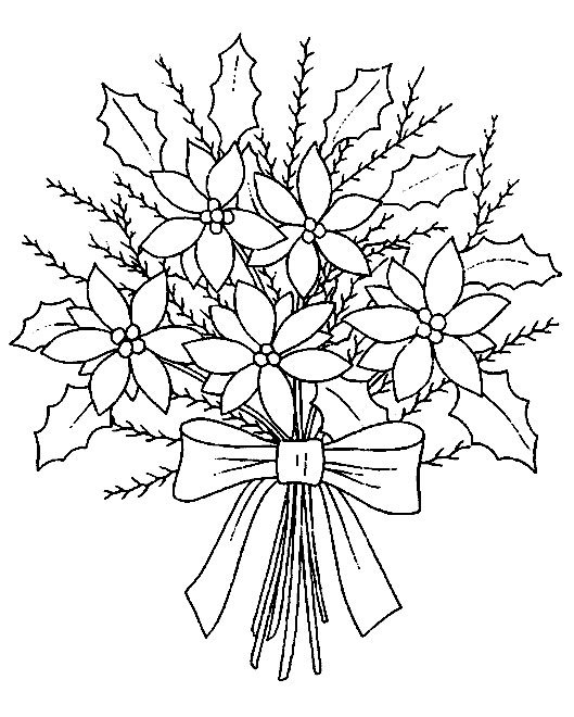 Букет цветов рисунок