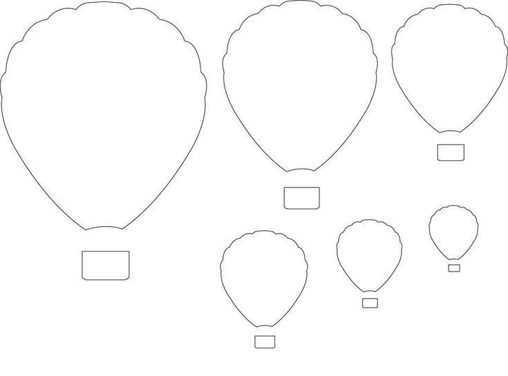 Трафарет шары для вырезания