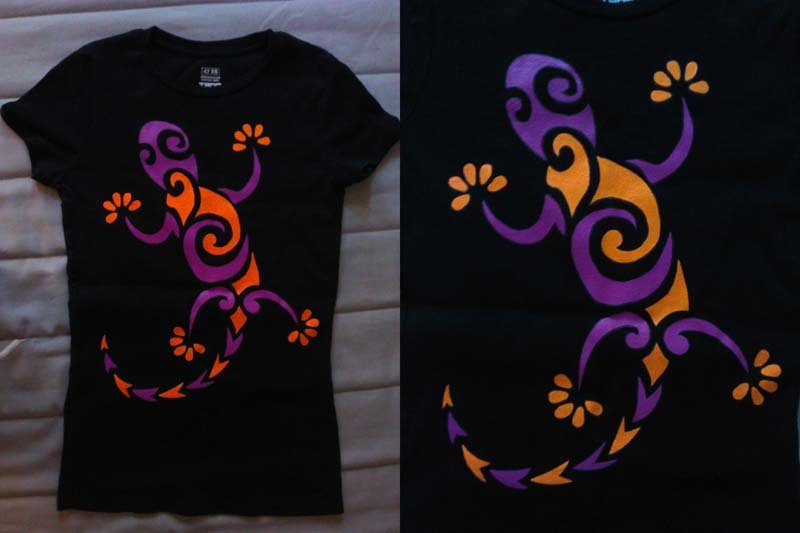 Расписанные футболки