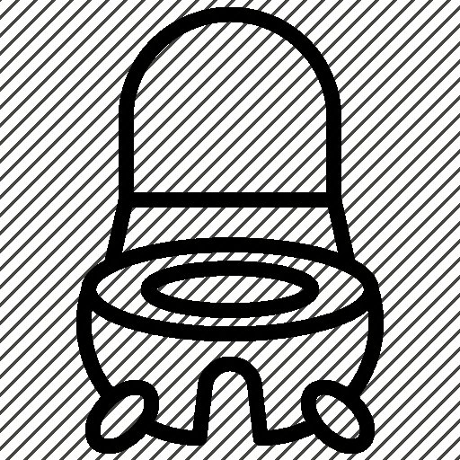 Раскраска детский горшок для туалета