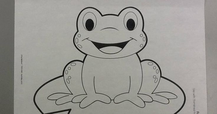 Аппликация лягушка