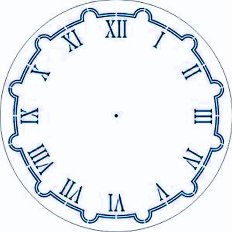 Цифры для циферблата часов