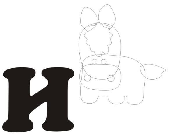 Буквы алфавита из фетра