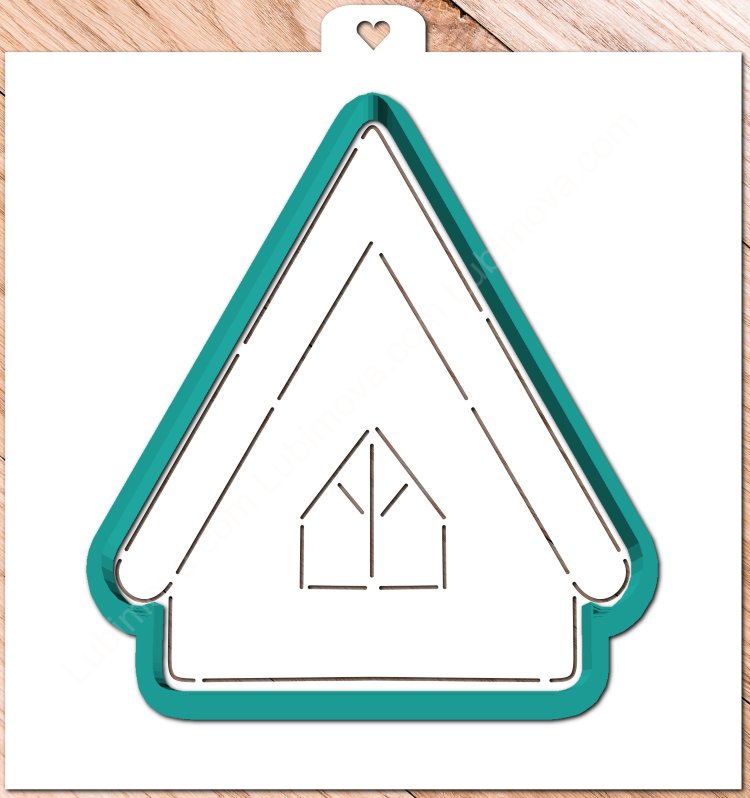 Трафареты для пряников дом