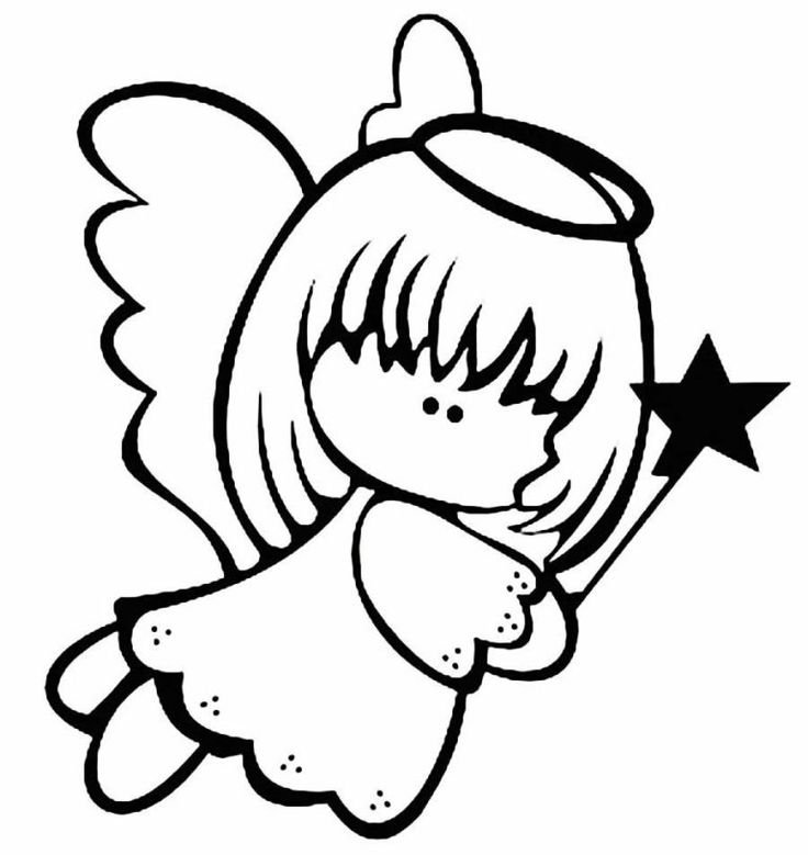 Рисунок ангелочка