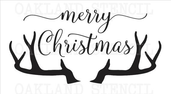 Трафареты Christmas надписи