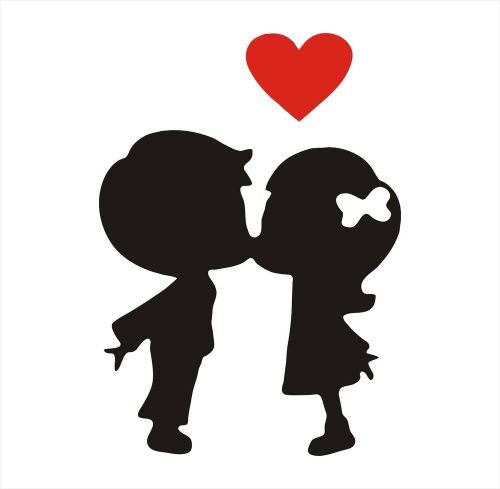 Силуэты влюбленных