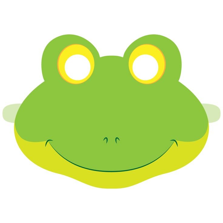 Маска лягушки для детей