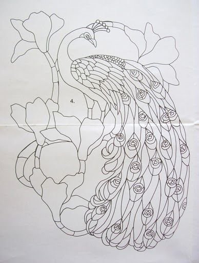 Витраж шаблон