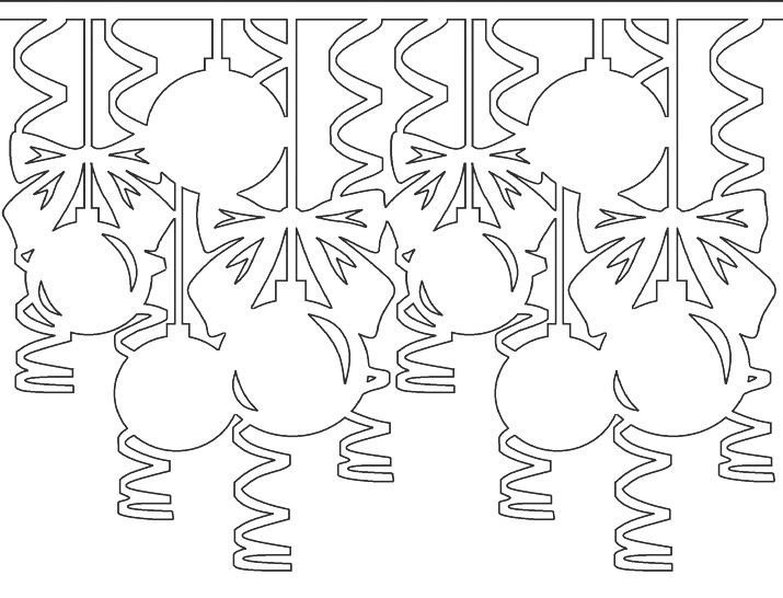 Украшения на окна трафареты