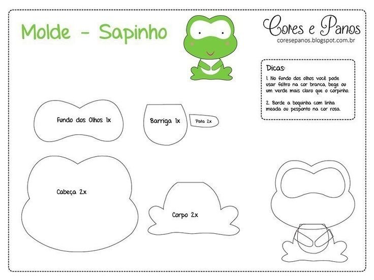 Выкройки из фетра