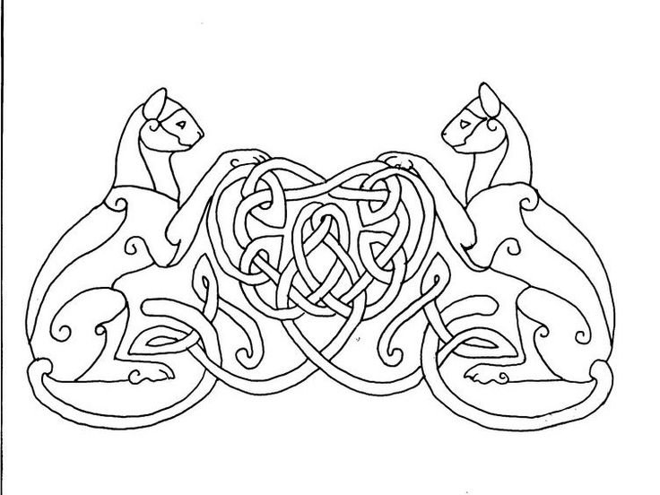 Славянский зооморфный орнамент