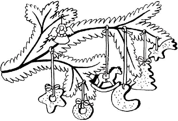 Вытынанки новогодние еловые ветки