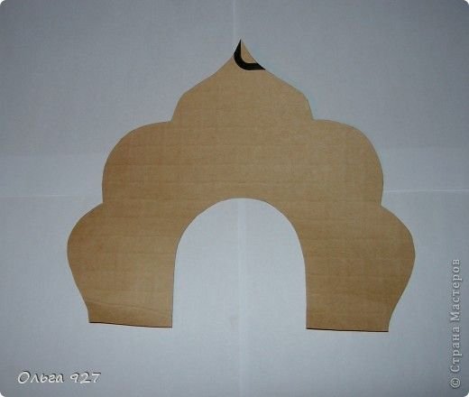 Русский кокошник корона выкройка