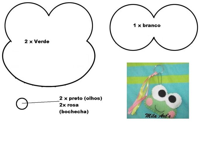 Шаблоны для фетровых игрушек