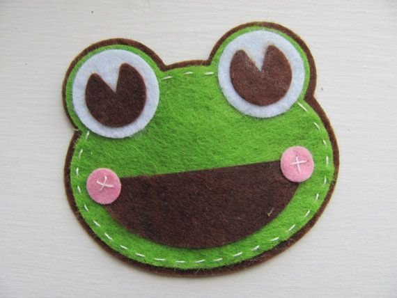 Поделки из фетра лягушка