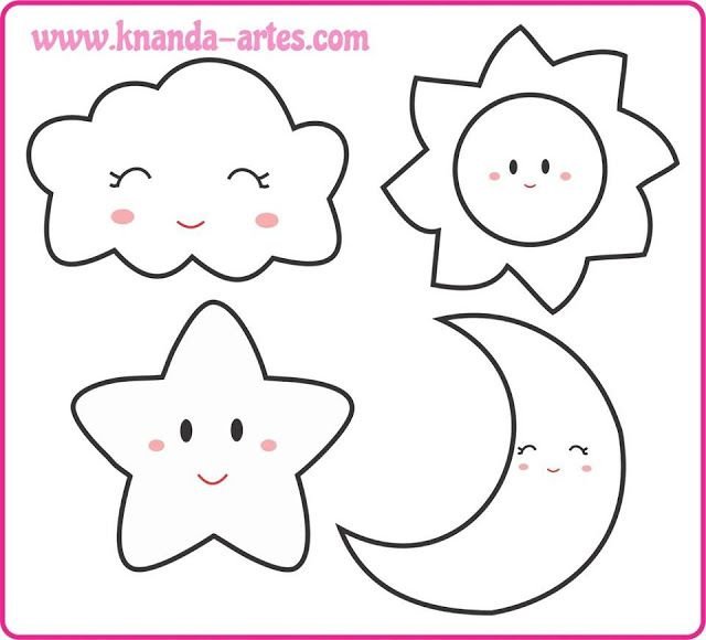 Выкройки для мобиля из фетра