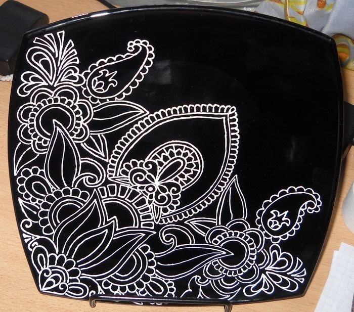 Роспись контурами