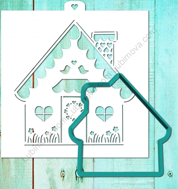 Форма для пряника домик