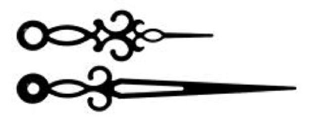 Стрелки для часов трафарет