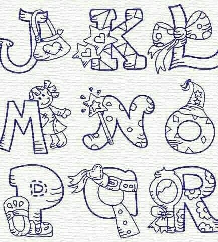 Рисунок буквы