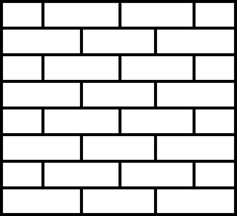 Кирпичная стена трафарет