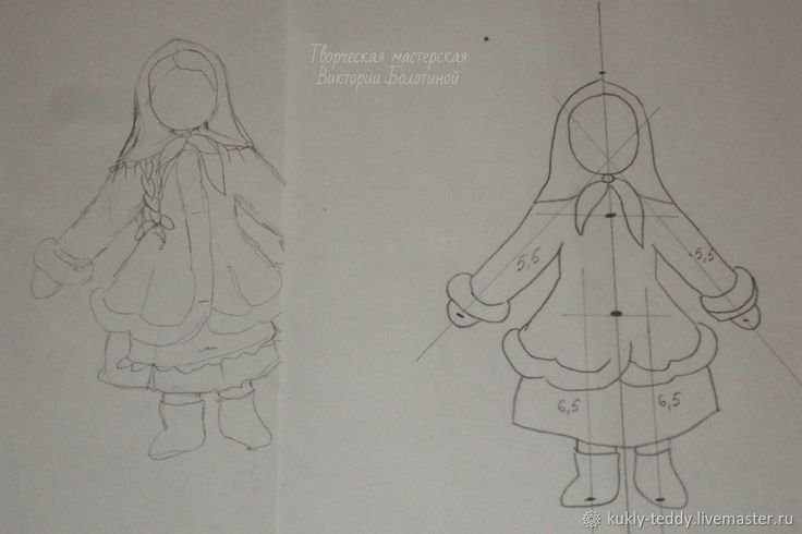 Каркас для ватной игрушки