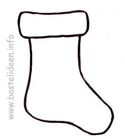 Валенок трафарет