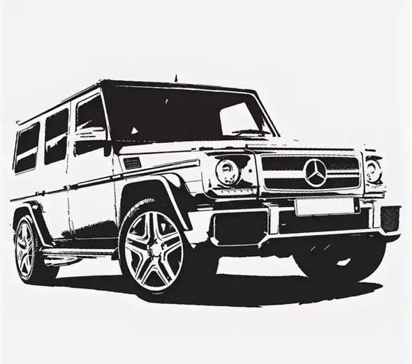 Mercedes Benz g63 AMG vector