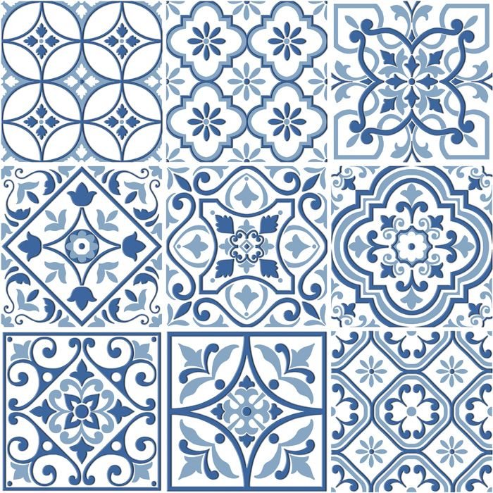 Португальский орнамент азулежу