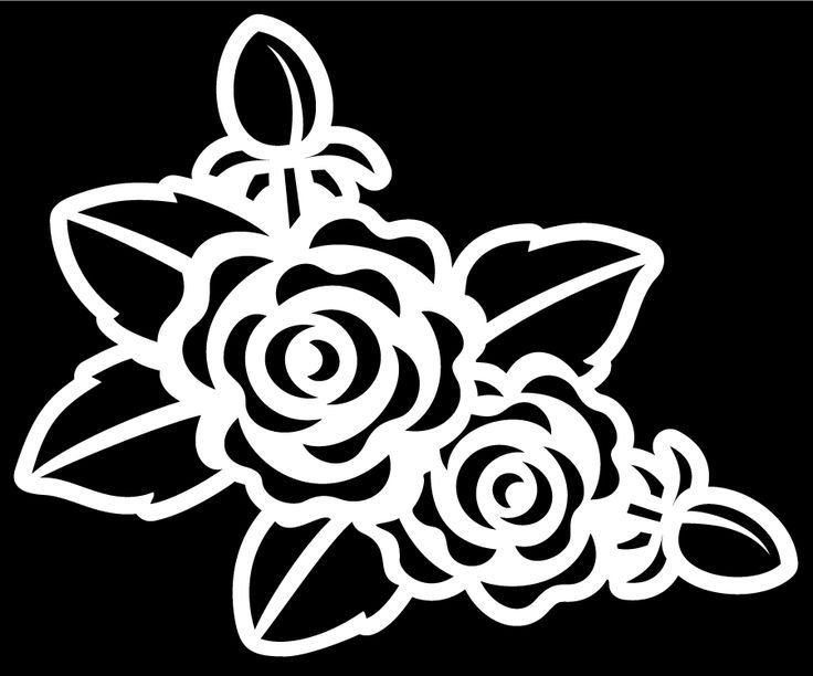 Трафарет "цветы"