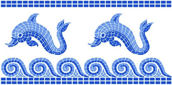 Зооморфный орнамент в полосе