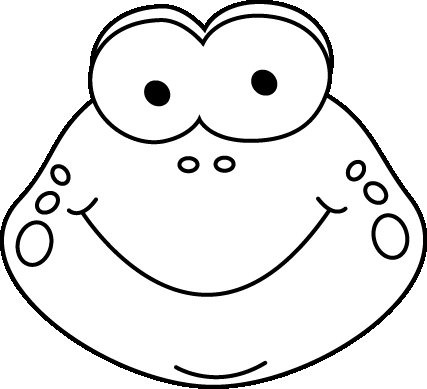 Маска лягушки раскраска