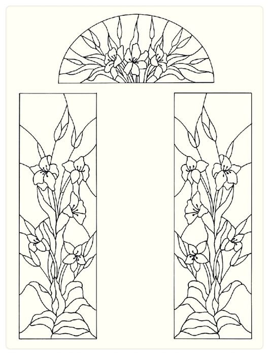 Роспись по стеклу эскизы