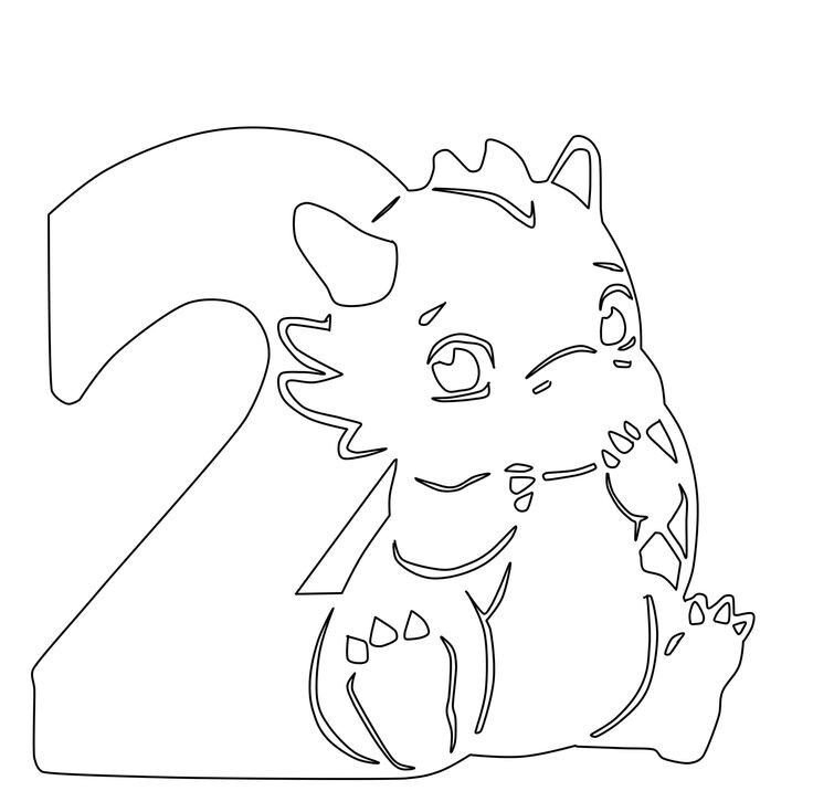 Вытынанка дракон