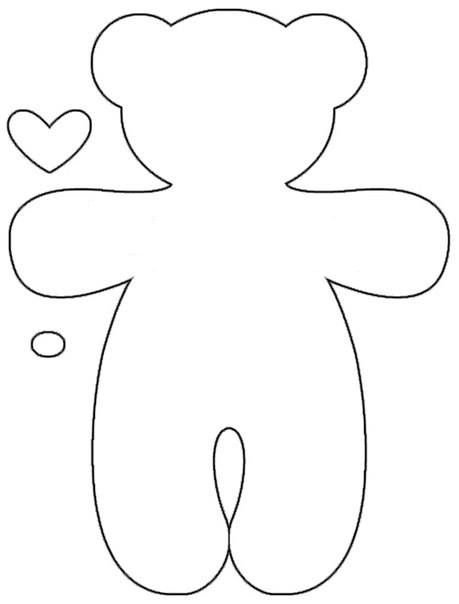 Трафарет для шитья мягкой игрушки