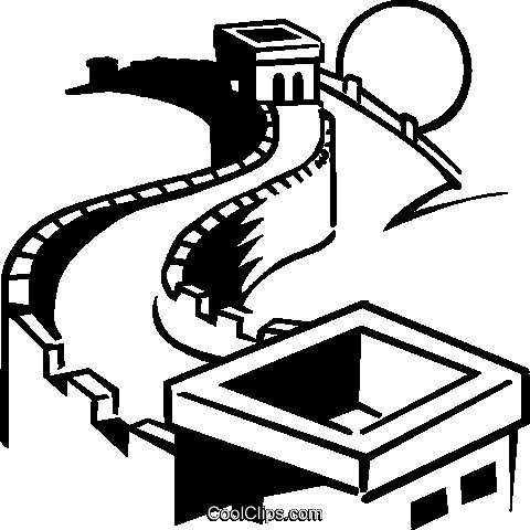 Стилизованная китайская стена