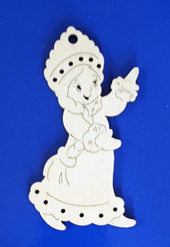 Снегурочка из пенопласта