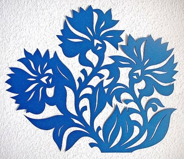 Цветы для украшения вырезать